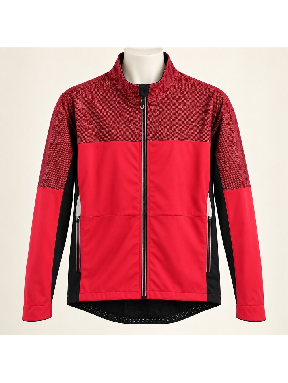 Swix Men’s Red Black Full Zip Athletic Jacket XL Flawless
